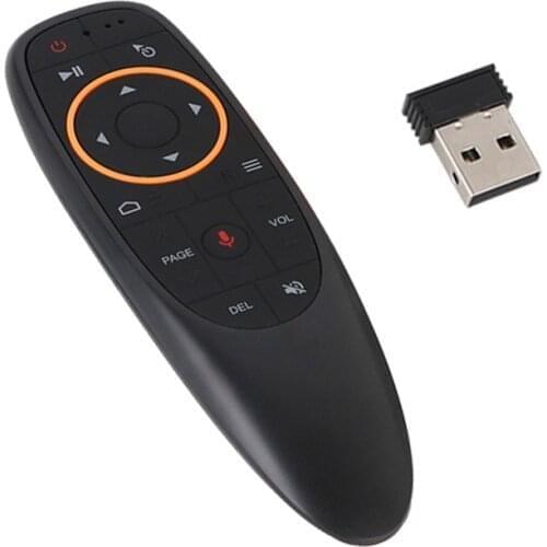 G10 G10S Voice Remote Control 2.4G Wireless Air Mouse Gyroscope IR Learning For Android TV Box X96 mini X96 Max Plus PC