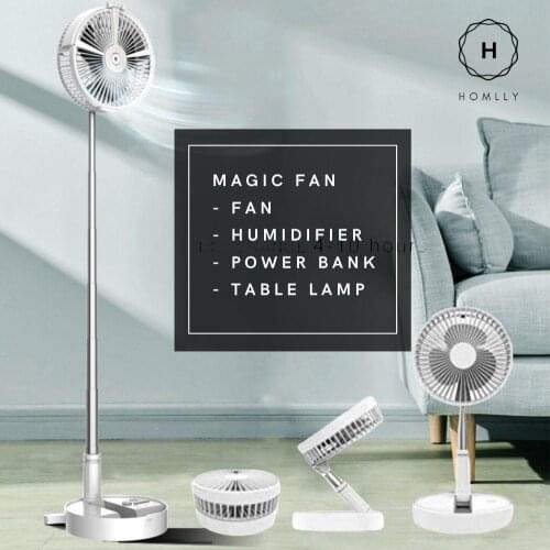 Homlly Magic Fan Humidifier Table Lamp Powerbank All in One