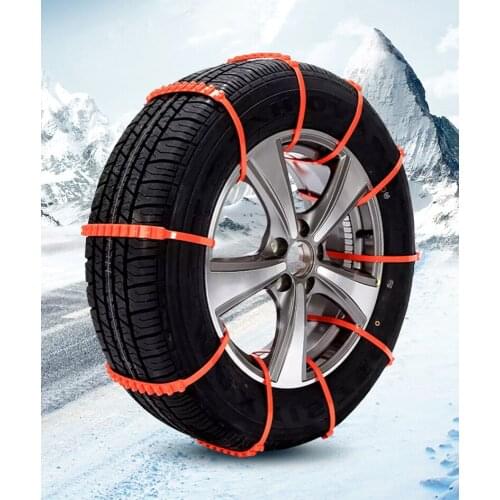 Good Quality Universal Winter Car Tire Wheels Snow Emergency Anti-skid Chains Outdoor Non-slip Cable Belt Tie Chain 40pcs/lot