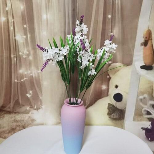 1pc 7 forks Simulation Snowflake Hyacinth Artificial Silk Flower Wedding Party Decoration Plants Home Floral Arrangement