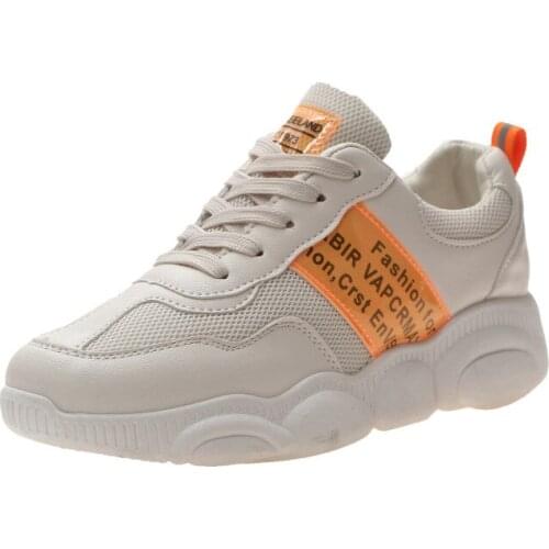 Mesh Red Bear Spring Women Casual Sneakers Small White Womens Casual Shoes Breathable Fashion Student Womens Flat Shoes