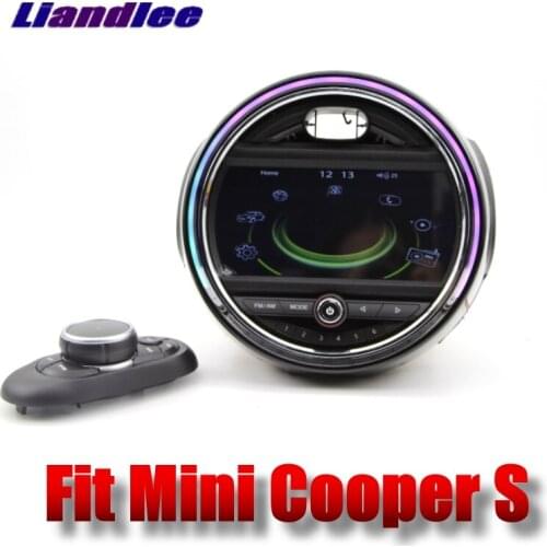 Liandlee Car Multimedia Player For Mini Cooper S 2014~2018 Original Car style With iDrive Button Car Radio Stereo GPS Navigation