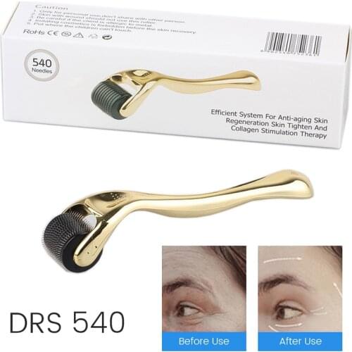 Facial Microneedle Roller Massage DRS 540 Derma Roller Needle Instrument Face Roller Massager Needles Skin Care Tool for Face
