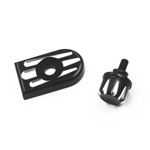 Motorcycle Rear Fender Seat Screw Knob Cover Tab Quick Mount Bolts For Harley Fatbob Softail Dyna Ultra Glide Touring 1996-2017