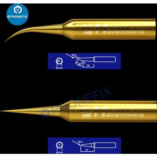 MECHANIC Fly line Pure Copper Welding Head Tip Solder Tips BGA Soldering Tools For 936 Soldering Iron Station Soldering Iron Tip