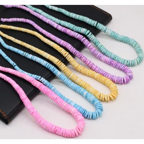 Shell Beads For Jewelry Making Coin Loose Shell Beads Charms DIY Necklace Bracelet Earring Handiwork Sewing Craft Accessory