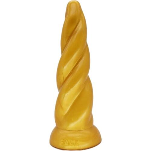 2021 New Color Twisted Silicone Anal Plug Female And Male Masturbator Vagina Anal Stimulation Vibrator Sex Toy Dildo