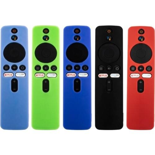 T3EE Anti-Slip Shockproof Protective Cover Soft Silicone Skin Remote Control Case for Xiao-mi Mi Box S Mi Box 4 Controller