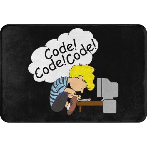 Linux Operating System Tux Penguin Bath Mat Code Cool Doormat Kitchen Carpet Entrance Door Rug Home Decoration