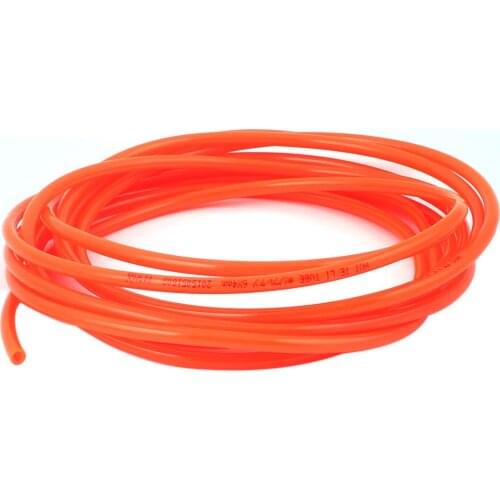 Uxcell 5M Long 6mm x 4mm Dia Pneumatic Polyurethane PU Air Tube Tubing Pipe Hose Orange