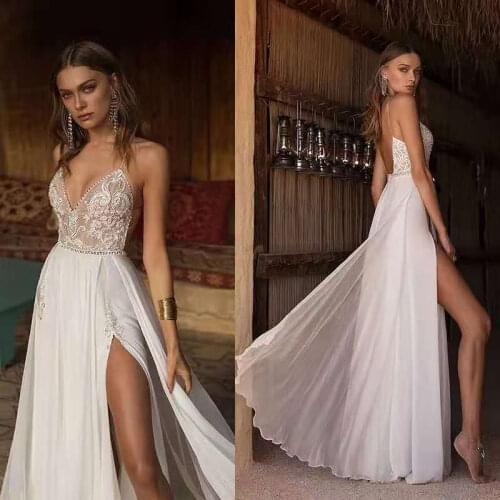 QQ Lover Chiffon Wedding Dresses