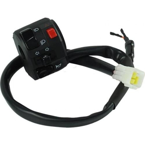 Motorcycle Horn High/Low Beam Turn Signal Handlebar Switch for Huanglong 300cc Motorcycle Accessories