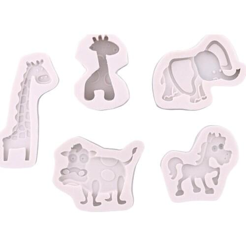 Horse Cake Tool baking silicone mold hightemperature DIY chocolate cake decoration fondant Epoxy silicone mold
