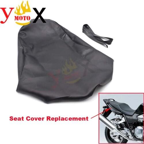 Replacement Motorcycle Black Seat Cover Guard PU Leather Cushion Protection Waterproof For Honda CB1300 CB 1300