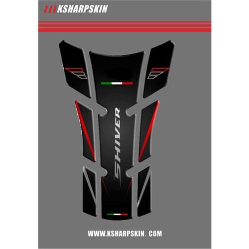 Fuel tank carbon fiber scratch-resistant stickers motorcycle stickers fish bone decals for APRILIA SHIVER 750 shiver750