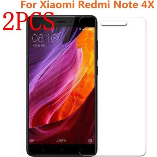 2PCS Tempered Glass For Xiaomi Redmi Note 4X Screen Protector Toughened protective film For Redmi Note 4 Pro Global Version