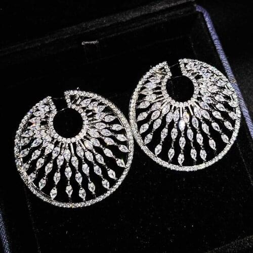 QTT Hot Brilliant 925 Sterling Silver Dangle Earrings Water Drop Zircon Stone Earrings Female for Valentines Day Jewelry Gift