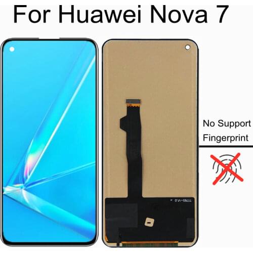 TFT LCD FOR Huawei nova 7 5G JEF-AN00, JEF-NX9 LCD Display TOUCH Screen Replacement Accessories Assembly For Huawei nova7 LCD