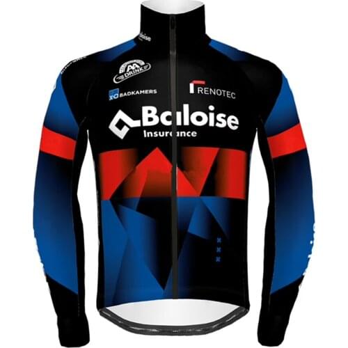 2021 Winter Cycling Team Long Sleeve Warm Jackets Mens Thermal Fleece Bicycle Jerseys Black/Red/Green Bike Apparel Ciclismo Top