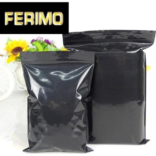 100pcs/lot 5*7cm ziplock bags flat bottom Black Aluminum foil small zip lock plastic bags jewelry bracelet packaging bags hot