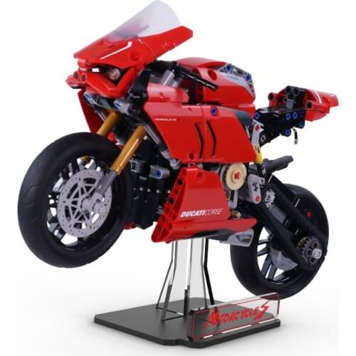 Acrylic Display Stand for Moc 42107 V4 R Motorcycle model ,DIY Decoration For Childrens Toy,Kids Gifts(No model