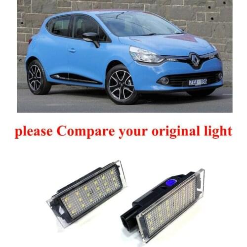 Car Accessories Special Car License Plate Lamp For Renault Clio 3 III 2005-2014 automotive goods car products