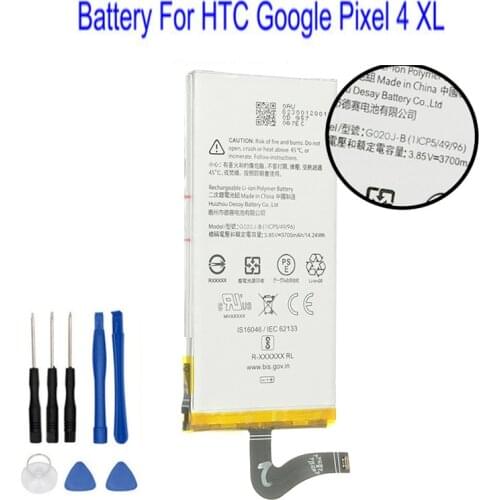 Battery G020J-B 3700mAh For Google Pixel 4 XL Pixel4 X Pixel 4XL Pixel4 XL Bateria