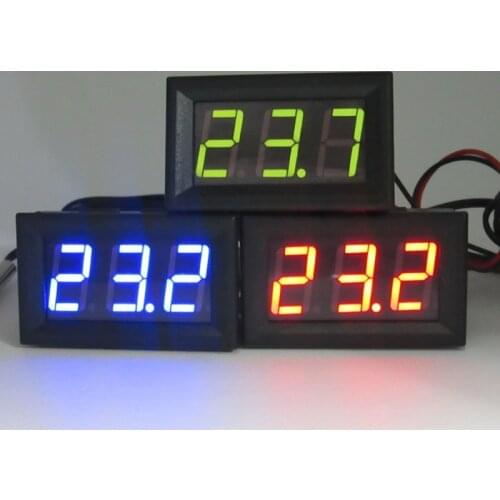 DC 12v Temperature Sensor LED Car Digital Thermometer Hygrometer Temperature Indoor Outdoor Humidity Meter Gauge Instruments