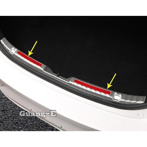 For Mazda 3 Mazda3 Axela M3 2019 2020 2021 Car Body Cover Stainless Steel Inner Built Rear Back Bumper Trim Plate Pedal