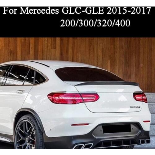 For Mercedes-Benz GLC GLE 200/300/320/400/450 Coupe ABS Rear Trunk Spoiler Wing Lip 2015 2016 2017