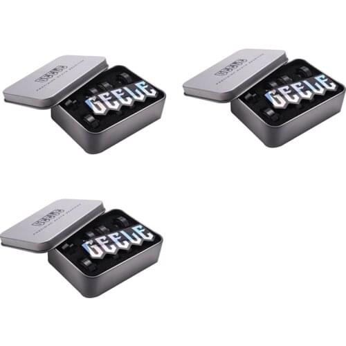 GEELE 3 Pcs Skateboard Parts Bearings Professional Double Roller Skate Longboard Bearings ABEC-11 High Speed Skates Board