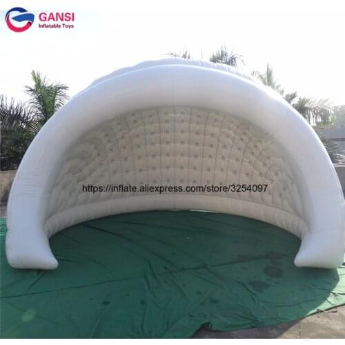 Giant inflatable igloo dome house air dome tents for outdoor events white inflatable igloo dome tent for rental