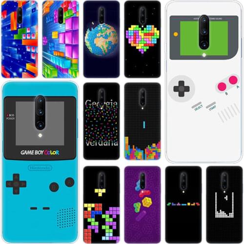 Hot Classic Games Tetris Soft Silicone Fashion Transparent Case For OnePlus 7 Pro 5G 6 6T 5 5T 3 3T TPU Cover