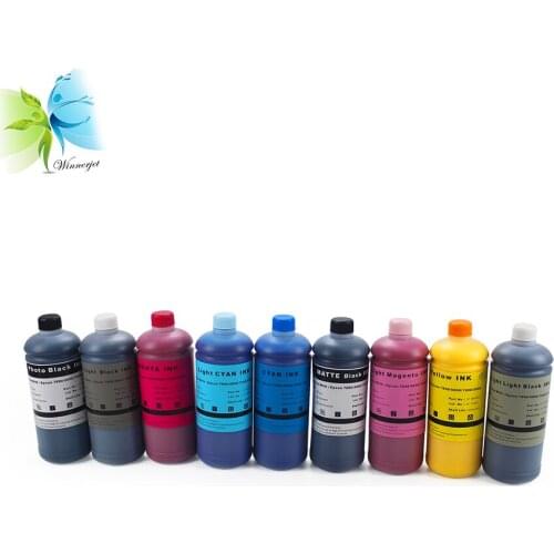 Winnerjet 9 colors dye ink for Epson Stylus Pro 7890 9890 printer 1000ml/bottle