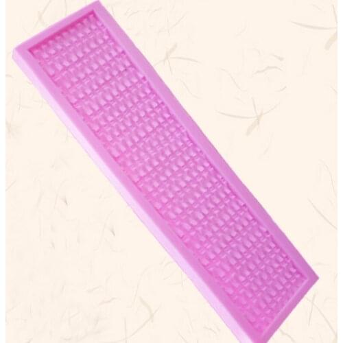 Kitchen DIY Fondant Texture Woven Silicone Mold Lace Mold Silicone Mold Chocolate Fondant Cake Mold A839