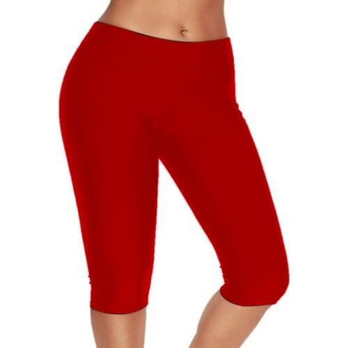 High Waist Push Up Fitness Leggings Crop Wide Waistband Cycling Short Leggings Workout Jogging For Women Training Leggings