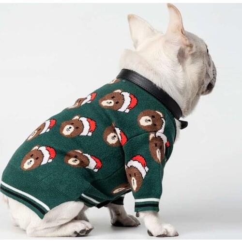 Sweet pet dog sweater pet knitted pullover animals sweater&small-breed dog& cat sweater