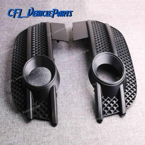Pair Front Bumper Fog Light Grille Cover Cap L R 8U0807681A 8U0807682A For Audi Q3 2012 2013 2014 2015 EU Version