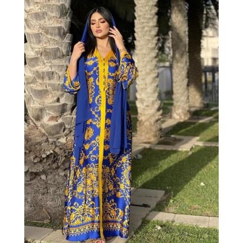 Ramadan Turkey Muslim Dress Women Abaya Moroccan Kaftan Islamic Clothing India Khimar Djellaba Dubai Jilbab Party Vestidos Eid
