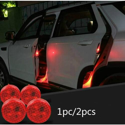 Car Door Opening Warning Lights Wireless Magnetic Design Bike Led Light Anti Rear-end Collision Safety Lamps Decoration Light
