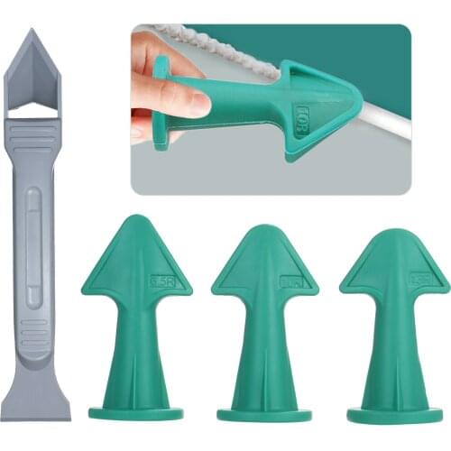 3 In1 Silicone Remover Caulk Finisher Sealant Smooth Scraper Grout Kit Tools Kitchen Bathroom Window Gadgets And Accessories