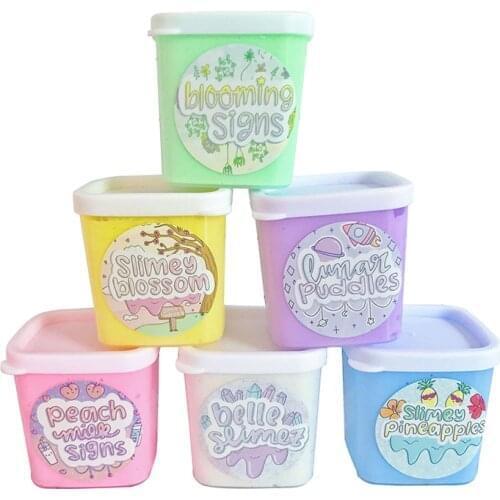 Slime Fluffy Charms Supplies Butter Cloud Hand Big Foam Glue Stress Relief ToyModeling Clayed Plasticine Rubber Mud Kit