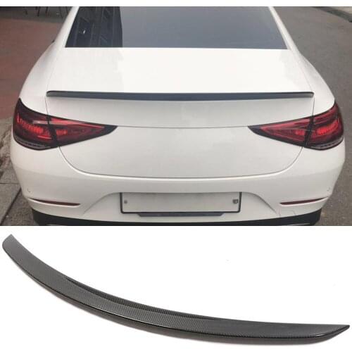 W257 C257 Carbon Fiber Rear Trunk Wing Spoiler for Mercedes-Benz CLS-Class W257 C257 4 Door Convertible 2019 2020 2021