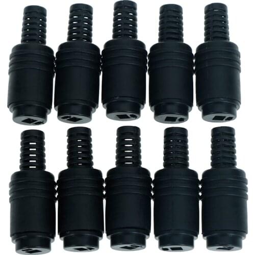 2 Pin Din Female Plug Hifi Loudspeaker Connectors For Speaker 10PCS