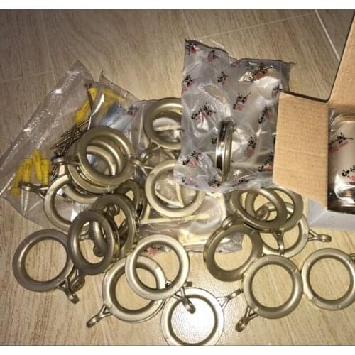 10PCS Convenient Roman Rod rings Curtain Low Noise Buckle Eyelet ring Accessories Bedroom Living Room Curtain Buckle