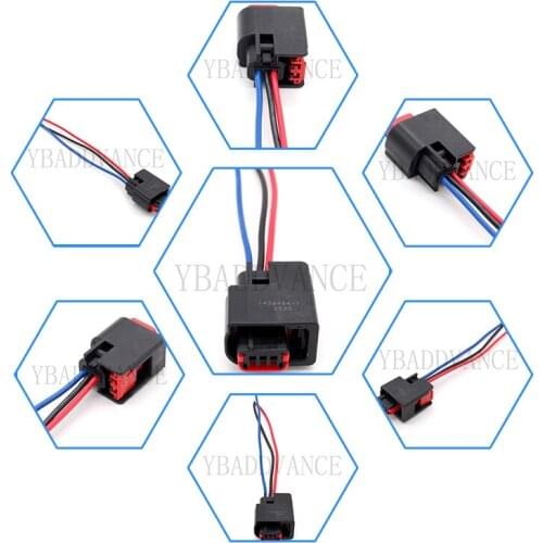 1438454-1 3 Pin Female AMP 0.64mm Auto Wire Harness Connector For F ord