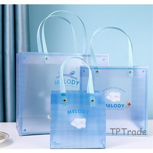 100pcs Marble 2 in1 Gift Bag With Long Handle Cake Box With Handle Bag Cake Cookies Decorating Tools