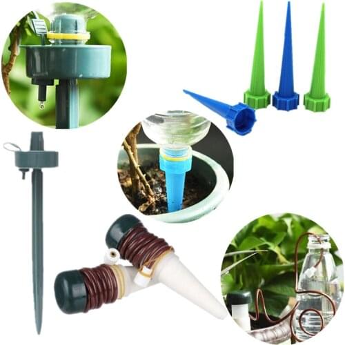 10-40PCS Plant Waterer Automatic Timing Self Watering Device Drip Nozzle Sprinkler For Trip Bottle Irrigation Garden Watering