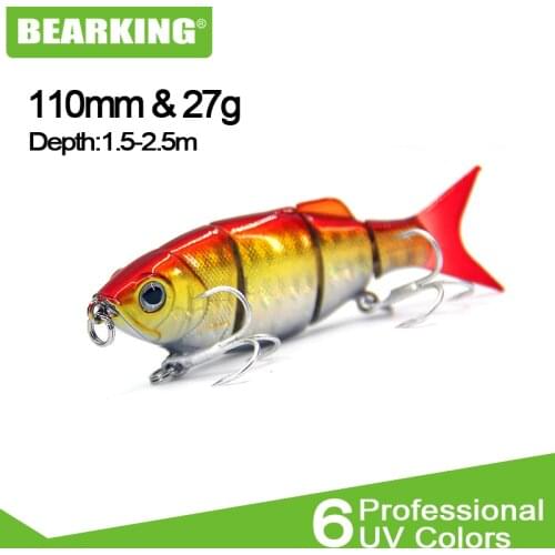 Bearking hot 1pc 11cm 27g Hard Fishing Lure Crank Bait dive 1.5-2.5m Lake River Fishing Wobblers Carp Fishing Baits
