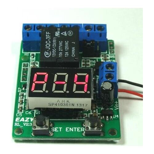 Free Shipping! 0.1 seconds timer / counter control time relay measure voltage / start switch signal timing delay trigger SENSOR